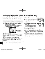 Предварительный просмотр 34 страницы Panasonic RR-XS410 Operating Instructions Manual