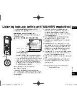 Предварительный просмотр 41 страницы Panasonic RR-XS410 Operating Instructions Manual