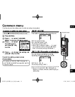 Предварительный просмотр 51 страницы Panasonic RR-XS410 Operating Instructions Manual