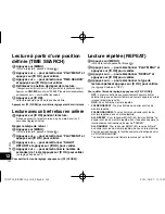 Предварительный просмотр 144 страницы Panasonic RR-XS410 Operating Instructions Manual