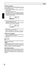 Preview for 18 page of Panasonic RX-DT610 Operating Instructions Manual