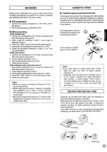 Preview for 23 page of Panasonic RX-DT610 Operating Instructions Manual