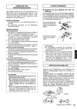 Preview for 41 page of Panasonic RX-DT610 Operating Instructions Manual