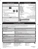 Preview for 8 page of Panasonic RXD12 - RADIO CASS. W/CD-LOW Operating Instructions Manual