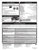 Предварительный просмотр 8 страницы Panasonic RXD20 - RADIO CASSETTE W/CD Operating Instructions Manual