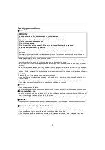 Preview for 2 page of Panasonic RZ-S500W Operating Instructions Manual