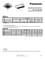 Panasonic S-12MT2U6 Operating Instructions Manual preview