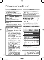 Предварительный просмотр 20 страницы Panasonic S-45MK2E5A Operating Instructions Manual