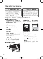 Предварительный просмотр 22 страницы Panasonic S-45MK2E5A Operating Instructions Manual