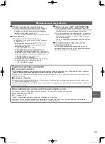 Предварительный просмотр 73 страницы Panasonic S-45MK2E5A Operating Instructions Manual