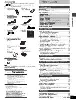 Предварительный просмотр 3 страницы Panasonic SC-DT110 Operating Instructions Manual