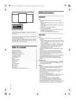 Предварительный просмотр 2 страницы Panasonic SC-HC200GN-K Operating Instructions Manual