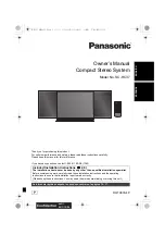 Panasonic SC-HC37 Owner'S Manual preview