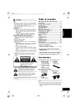 Preview for 3 page of Panasonic SC-HC38 Owner'S Manual