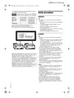 Preview for 2 page of Panasonic SC-MAX8000 Operating Instructions Manual