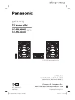 Preview for 68 page of Panasonic SC-MAX8000 Operating Instructions Manual