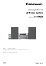 Preview for 1 page of Panasonic SC-PM252 Operating Instructions Manual