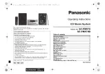 Panasonic SC-PMX70B Operating Instructions Manual preview