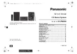 Panasonic SC-PMX90 Owner'S Manual preview