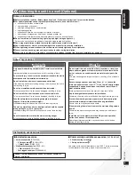 Preview for 5 page of Panasonic SCHC40 - COMPACT STEREO SYSTEM Operating Manual