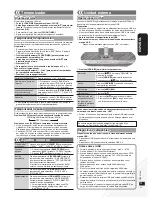 Preview for 27 page of Panasonic SCHC40 - COMPACT STEREO SYSTEM Operating Manual