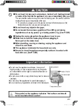 Предварительный просмотр 6 страницы Panasonic SD-YR2550 Operating Instructions Manual