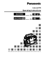 Panasonic SDC615 - AJ Camcorder - 520 KP Operating Instructions Manual preview