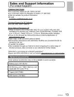 Preview for 13 page of Panasonic SDR-SW20 RED Operating Instructions Manual