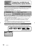 Preview for 18 page of Panasonic SDR-SW20 RED Operating Instructions Manual