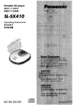 Preview for 1 page of Panasonic SL-SX410 Operating Instructions Manual