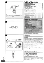 Preview for 2 page of Panasonic SL-SX410 Operating Instructions Manual