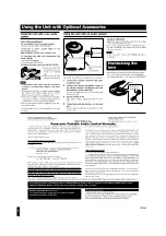 Preview for 5 page of Panasonic SLCT489V - PORT. CD PLAYER Operating Instructions Manual