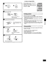 Preview for 21 page of Panasonic SLMC6 - COMPACT DISC CHANGER Operating Instructions Manual