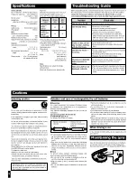 Preview for 8 page of Panasonic SLMP353J - PORT. CD PLAYER Operating Instructions Manual