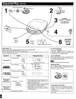 Предварительный просмотр 3 страницы Panasonic SLS202 - PORT. CD-LOW P Operating Instructions Manual