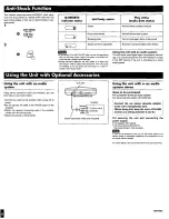 Предварительный просмотр 5 страницы Panasonic SLS202 - PORT. CD-LOW P Operating Instructions Manual