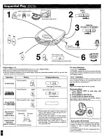 Preview for 3 page of Panasonic SLS222 - PORT. CD-LOW P Operating Instructions Manual