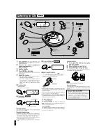 Предварительный просмотр 3 страницы Panasonic SLSV500 - PORT. CD PLAYER Operating Instructions Manual