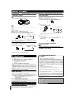 Предварительный просмотр 7 страницы Panasonic SLSV500 - PORT. CD PLAYER Operating Instructions Manual