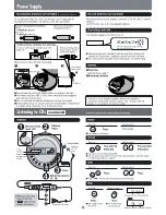 Preview for 5 page of Panasonic SLSV550 - PORT. CD PLAYER Operating Instructions Manual