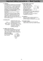 Preview for 6 page of Panasonic Sonic Steamer NE-3280 Operating Instructions Manual