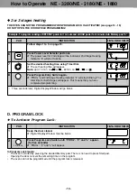 Preview for 15 page of Panasonic Sonic Steamer NE-3280 Operating Instructions Manual