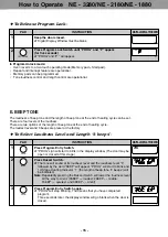 Preview for 16 page of Panasonic Sonic Steamer NE-3280 Operating Instructions Manual