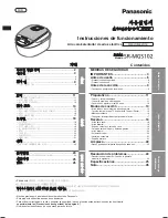 Предварительный просмотр 1 страницы Panasonic SRMGS102 - SPS RICE COOKER/WARM Instrucciones De Operación