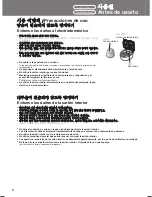 Предварительный просмотр 8 страницы Panasonic SRMGS102 - SPS RICE COOKER/WARM Instrucciones De Operación