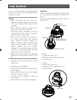 Preview for 21 page of Panasonic Super Dynamic III WV-CW484S Operating Instructions Manual