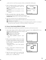 Preview for 39 page of Panasonic Super Dynamic III WV-CW484S Operating Instructions Manual