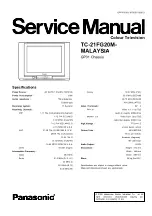 Preview for 1 page of Panasonic TC-21FG20M-MALAYSIA Service Manual