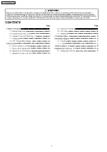 Preview for 2 page of Panasonic TC-21FG20M-MALAYSIA Service Manual