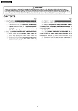 Предварительный просмотр 2 страницы Panasonic TC-21FG20M-SINGAPORE Service Manual